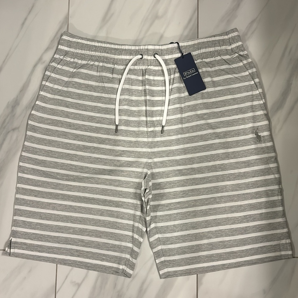 Men’s Polo Ralph Lauren Striped Jersey Shorts